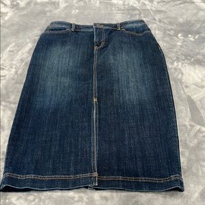 Talbots Denim Midi Skirt